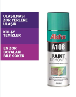 YAC102 AKFİX BOYA SÖKÜCÜ SPREY A108 400ML